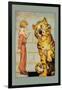 Hungry Tiger and Little Prince-John R. Neill-Framed Art Print