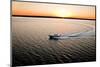 Hunt 52 Yacht Moving in Sea, Newport, Rhode Island, USA-null-Mounted Photographic Print