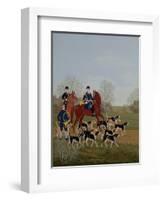 Hunt at Chantilly-Vincent Haddelsey-Framed Giclee Print