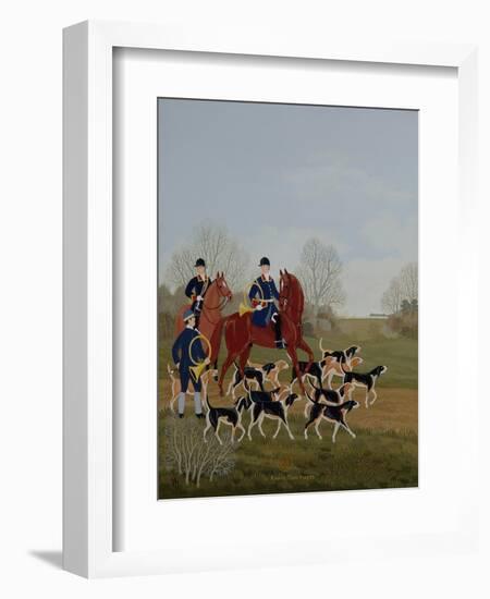 Hunt at Chantilly-Vincent Haddelsey-Framed Giclee Print