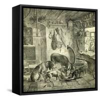 Hunt Austria Dogs 1891-null-Framed Stretched Canvas