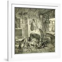 Hunt Austria Dogs 1891-null-Framed Giclee Print