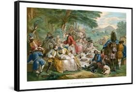 Hunt Breakfast, 1737-Urrabieta-Framed Stretched Canvas