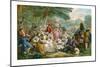 Hunt Breakfast, 1737-Urrabieta-Mounted Giclee Print