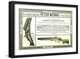 Hunt Gun Austria 1891-null-Framed Giclee Print