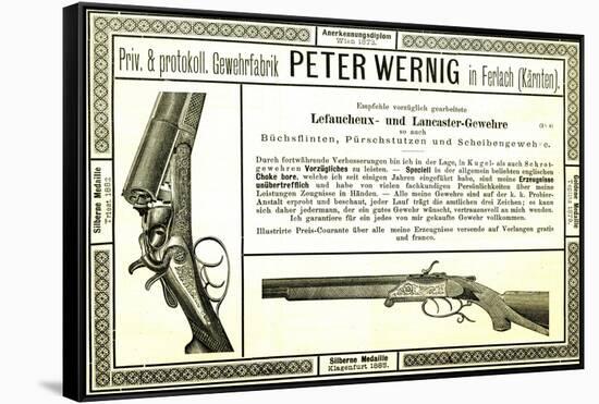 Hunt Gun Austria 1891-null-Framed Stretched Canvas