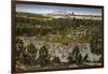 Hunt in Honour of Emperor Ferdinand I at Torgau Castle-Lucas Cranach the Elder-Framed Giclee Print