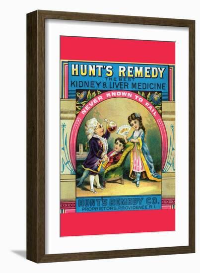 Hunt's Remedy Kidney & Liver Medicine-null-Framed Art Print