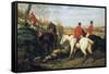 Hunt Scenes-Edward Benjamin Herberte-Framed Stretched Canvas