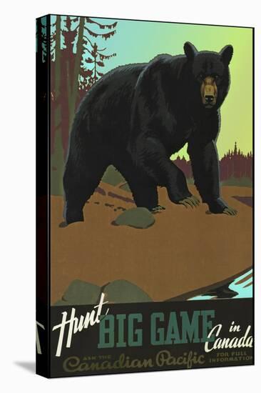 Huntbig Gamein Canada Grizzly-null-Stretched Canvas