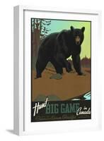 Huntbig Gamein Canada Grizzly-null-Framed Premium Giclee Print