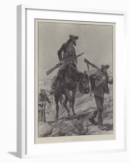 Hunted-Richard Caton Woodville II-Framed Giclee Print