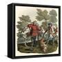 Hunter and Gamekeeper-Charles Hamilton Smith-Framed Stretched Canvas