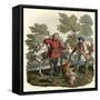 Hunter and Gamekeeper-Charles Hamilton Smith-Framed Stretched Canvas