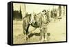 Hunter and Wolf, Yacolt, WA, Circa 1913-null-Framed Stretched Canvas