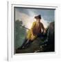 Hunter beside a Spring, 1786-1787-Francisco de Goya-Framed Giclee Print