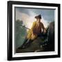 Hunter beside a Spring, 1786-1787-Francisco de Goya-Framed Giclee Print