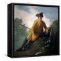 Hunter beside a Spring, 1786-1787-Francisco de Goya-Framed Stretched Canvas