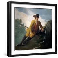 Hunter beside a Spring, 1786-1787-Francisco de Goya-Framed Giclee Print