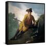 Hunter beside a Spring, 1786-1787-Francisco de Goya-Framed Stretched Canvas