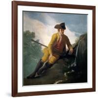 Hunter beside a Spring, 1786-1787-Francisco de Goya-Framed Giclee Print