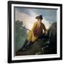 Hunter beside a Spring, 1786-1787-Francisco de Goya-Framed Giclee Print