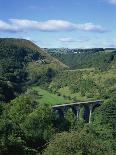 Dale and Viaduct from Monsal Head, Monsal Dale, Derbyshire, England, United Kingdom, Europe-Hunter David-Photographic Print