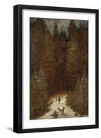 Hunter in the Forest, about 1813/1814-Caspar David Friedrich-Framed Giclee Print