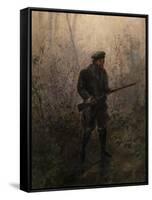 Hunter in the Forest-Ivan Pavlovich Pokhitonov-Framed Stretched Canvas