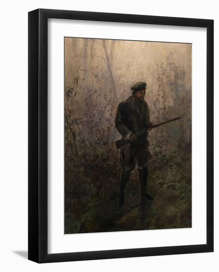 Hunter in the Forest-Ivan Pavlovich Pokhitonov-Framed Giclee Print