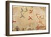 Hunter of Birds, from the Tomb of Hunting and Fishing, C.520-10 BC (Wall Painting)-Etruscan-Framed Giclee Print