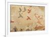 Hunter of Birds, from the Tomb of Hunting and Fishing, C.520-10 BC (Wall Painting)-Etruscan-Framed Giclee Print