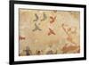 Hunter of Birds, from the Tomb of Hunting and Fishing, C.520-10 BC (Wall Painting)-Etruscan-Framed Giclee Print