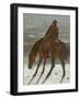 Hunter on Horseback, C.1864-Gustave Courbet-Framed Giclee Print