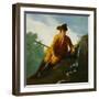 Hunter Sitting at a Fountain 1786-87-Suzanne Valadon-Framed Giclee Print