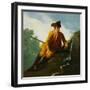 Hunter Sitting at a Fountain 1786-87-Suzanne Valadon-Framed Giclee Print