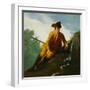 Hunter Sitting at a Fountain 1786-87-Suzanne Valadon-Framed Giclee Print