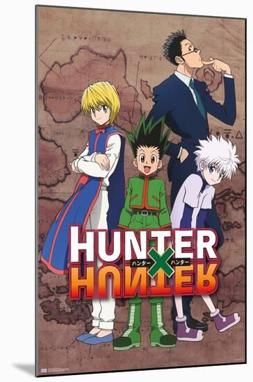 Hunter X Hunter - Map-Trends International-Mounted Poster