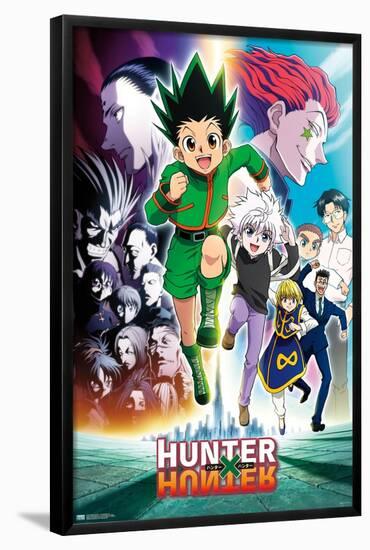 Hunter X Hunter - Running Key Art-Trends International-Framed Poster