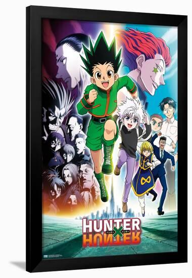 Hunter X Hunter - Running Key Art-Trends International-Framed Poster