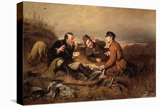 Hunters, 1871-Vasily Perov-Stretched Canvas