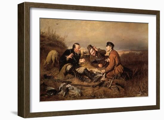Hunters, 1871-Vasily Perov-Framed Giclee Print