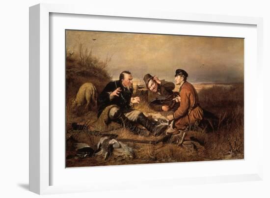 Hunters, 1871-Vasily Perov-Framed Giclee Print