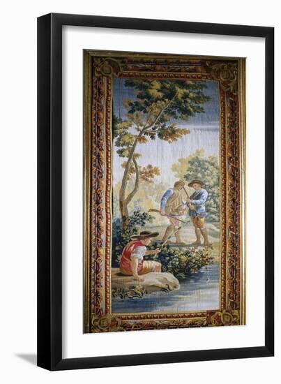 Hunters and Fisherman-null-Framed Giclee Print