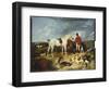 Hunters and Hounds, 1823-Edwin Henry Landseer-Framed Giclee Print