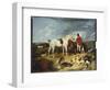 Hunters and Hounds, 1823-Edwin Henry Landseer-Framed Giclee Print