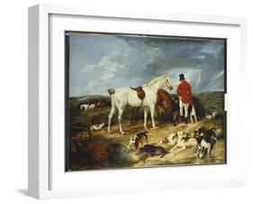 Hunters and Hounds, 1823-Edwin Henry Landseer-Framed Giclee Print