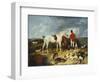 Hunters and Hounds, 1823-Edwin Henry Landseer-Framed Giclee Print