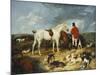 Hunters and Hounds, 1823-Edwin Henry Landseer-Mounted Giclee Print