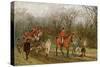 Hunters and Hounds in England, 1800s-null-Stretched Canvas